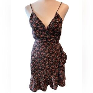 Floral Black Dress